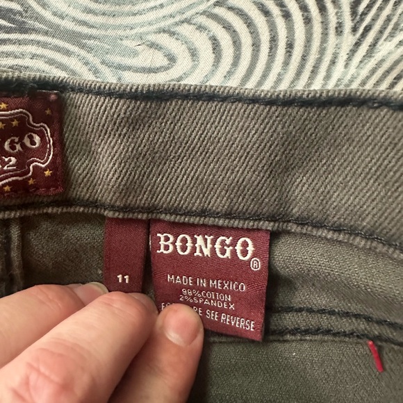 BONGO Vintage/Vintage Inspired Grayish Washed Blackish High Rise Jeans NWT 11 - Picture 9 of 16